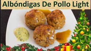 Como Hacer Albondigas De Pollo Facil  Receta De Albondigas De Pollo Light [upl. by Baptista226]