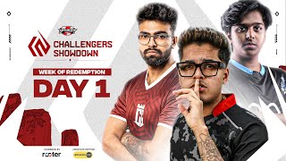 UE Challengers Showdown 2024 BGMI  Week of Redemption Day1 Ft iqoosoul godlike CG TX [upl. by Bron]