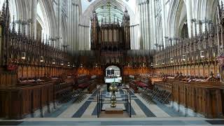 York Minster choral evensong celebrating the 92nd birthday of Dr Francis Jackson 2009 [upl. by Nosneb709]