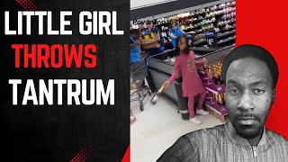 Little Girl Throws Tantrum And DESTORYS Walmart [upl. by Annabelle]