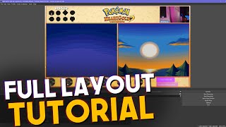 How to stream Pokemon Like a PRO Complete Overlay Guide Made EASY [upl. by Robin]