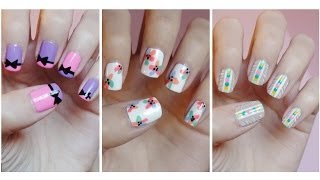 Easy Nail Art For Beginners 8 [upl. by Oivat]