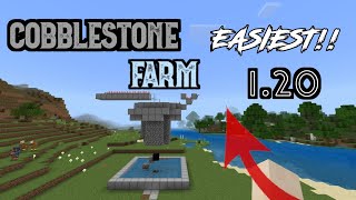 The Ultimate Guide to Cobblestone Farm in Minecraft Bedrock [upl. by Restivo]