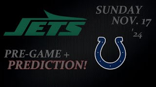 Jets Colts Prediction NFL Week 11 24 [upl. by Crosse]