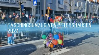 Faschingsumzug Petershausen 2024 [upl. by Sucramraj]