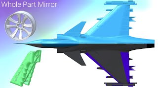 Alibre Version 28 Preview Mirror Entire Part Option [upl. by Nihcas]