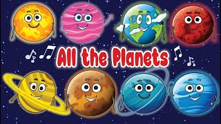 Planet Songs Compilation For Preschoolers  Sing and Learn Video for Toddlers [upl. by Paymar]