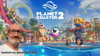 Planet Coaster 2  Piros Funpark  Tüdeln mit Puls 55 [upl. by Nodroj]