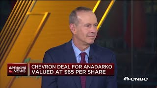 Chevron CEO Michael Wirth on the Anadarko Petroleum acquisition [upl. by Cristal]