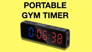 Home Gym Interval Timer Portable Magnetic Gym Timer [upl. by Ennasirk553]