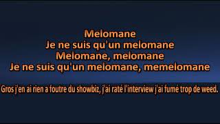 Souldia  Mélomane  Karaoke  Lyrics [upl. by Waring]