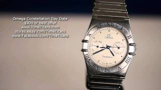 Omega Constellation Day Date Quartz 3961070 Cal 1445 [upl. by Yahs]