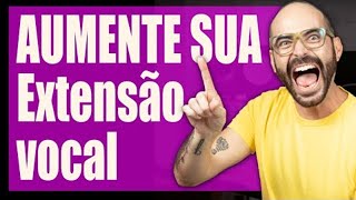 Aumente sua extensão vocal e tessitura vocal TREINO COMPLETO  Voz em Construção [upl. by Eboj512]