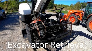 Must Have for Excavator Retrieval out back in the Woods [upl. by Wernsman]