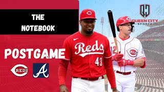 The Notebook  Cincinnati Reds Rally to Beat Atlanta Braves 65 [upl. by Shari]