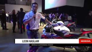 Leon Haslam at EICMA [upl. by Enimzzaj]