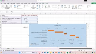 Gantt Chart Excel Tutorial  How to make a Basic Gantt Chart in Microsoft Excel 2021 [upl. by Nadine140]