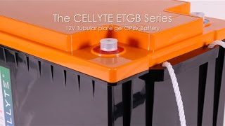 Introducing the CELLYTE ETGB a powerful 12Volt OpzV monobloc from SEC Battery [upl. by Azaria]