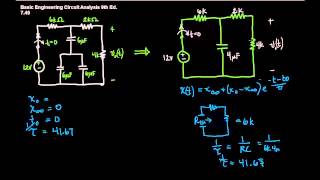 First Order Transient Circuit Analysis [upl. by Ecinaj]