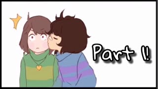 Ask Chara and Frisk Part 1 Undertale Comic Dub [upl. by Lletnahc]