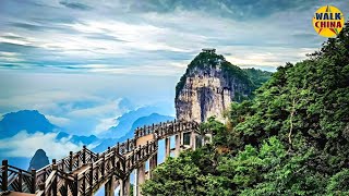 Walk in Zhangjaijie China  Tianmen Mountain National Park  Hunan湖南張家界天門山 [upl. by Atteloc]