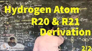 L282 The hydrogen atom from mathematics to physics [upl. by Adirehs]