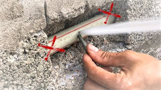 Solve your plumbing problems instantly Repair broken ppr pvc pipes that cannot lock water [upl. by Simah988]