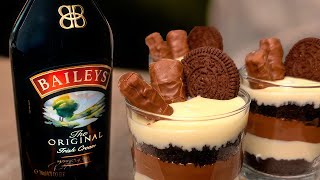 Easy NoBake Baileys Irish Cream Cheesecake A Delicious Dessert Recipe at Home [upl. by Attenweiler]