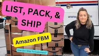 How To List Pack amp Ship Amazon FBM Order Beginner Tutorial Shipping Tips amp Tricks [upl. by Reiko]