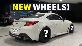 NEW WHEELS For My 2022 Subaru BRZ [upl. by Aiceila312]