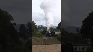 quotKinlet Hallquot on the WSR 10yearsago short steamtrain steam train heritagerailway railway [upl. by Ellswerth615]