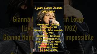 5 years Gianna Nannini19822024 giannanannini pop rock rockmusic popmusic music [upl. by Kasey237]