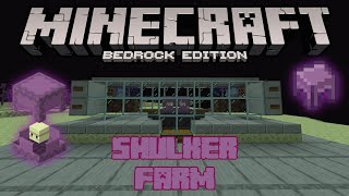 Shulker farmground minecraft bedrock 120 [upl. by Assilev559]