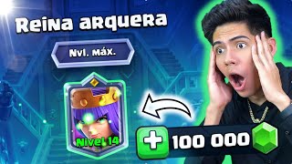 ¡CONSIGO LOS NUEVOS CAMPEONES AL MÁXIMO en CLASH ROYALE GASTO 100000 GEMAS  ANTRAX ☣ [upl. by Banky]