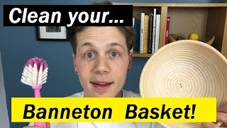 66 How to Keep Your Banneton Basket Clean  Bake with Jack [upl. by Trudnak]