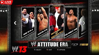 WWE 13 ATTITUDE ERA MODE [upl. by Osnerol146]