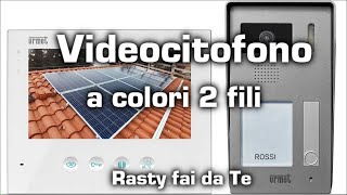 Videocitofono a colori 2 fili [upl. by Levesque261]