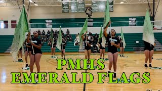 PMHS Emerald Flagline  ‘24 Band Showcase  BeyoncéDC3 Homecoming Mix [upl. by Whitelaw]