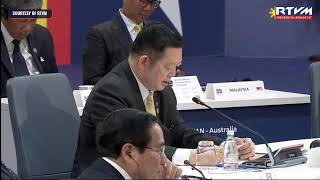 WATCH ASEANAustralia leaders plenary session [upl. by Alywt]