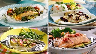 4 recetas de pescado empapelado [upl. by Rainer]