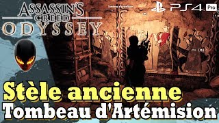 ASSASSINS CREED ODYSSEY Stèle Ancienne  Tombeau dArtémision  Localisation [upl. by Neevan677]