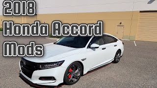 10th gen honda accord 2018 cosmetic modifications [upl. by Orecic]