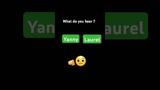 Yanny or laurel [upl. by Reinhart]