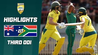 Australia v South Africa 202324  Third ODI [upl. by Louanne]