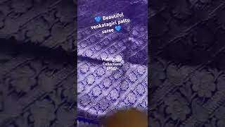 💙 wow colour venkatagiri pattu saree youtubeshorts designer silksaree [upl. by Deborath]