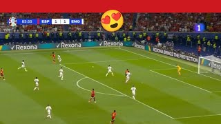 Cucurella assist  Mikel Oyarzabal goal vs England  ⚽️⚽️⚽️ [upl. by Siloam]