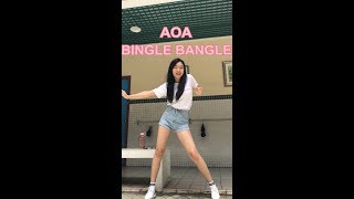 AOABINGLE BANGLE dance cover by MELODY NG [upl. by Otreblanauj]