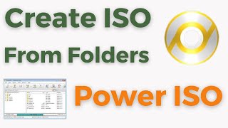 Create ISO File from File and Folders in Power ISO  How To Convert Files into ISO Image [upl. by Enttirb]