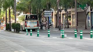 Avanza Bus 5752 At Torremolinos On L2 Leaving At Torremolinos [upl. by Eralcyram]