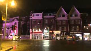 Driving At Night Around Plymouth Devon England 14th November 2015 [upl. by Osicran]